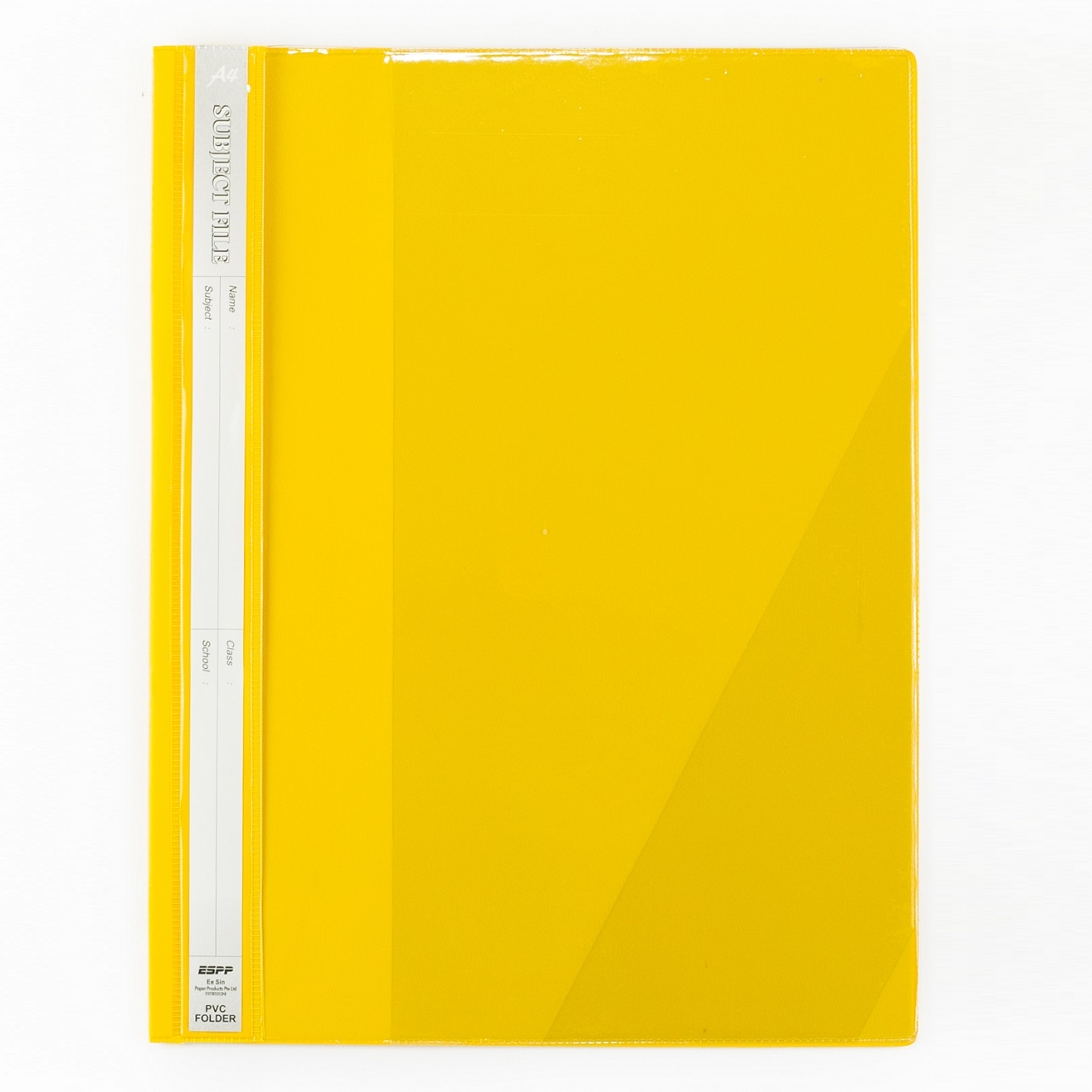 ESPP A4 2 Side Clear Folder Yellow ESPP